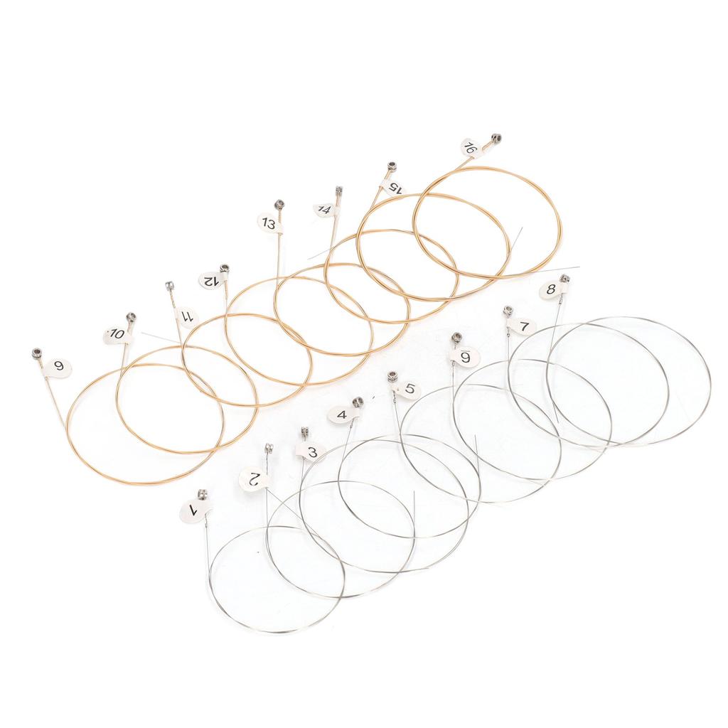 Lyre Strings Rivet Set Comfortable Resonance Effect Light Weight Beautiful Sound Small Lyre Strings