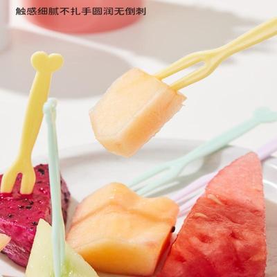50 Peças/Caixa Palitos de Comida Dopamina Mini Garfos Para Crianças Garfo de Fruta Lancheira Bento Acessórios Bento Garfo Decoração de Comida Palitos de Comida Para Criança