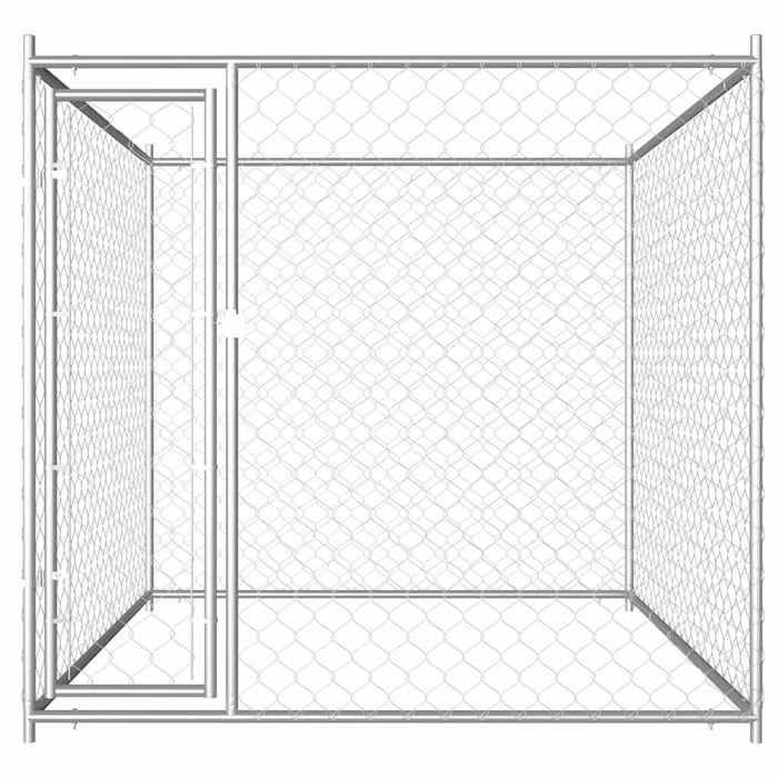 VidaXL Chenil d'Extérieur pour Chiens Enclos Cage Chiots Animaux Extérieur 145027