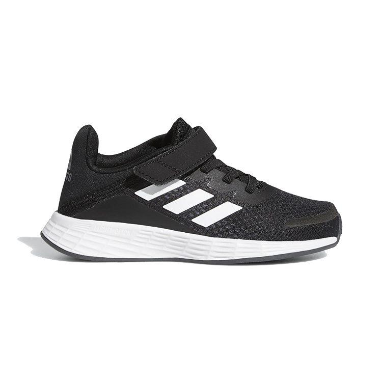 adidas Duramo Sl Breathable Low Top Running Shoes Black White Children Aged 3 7 Years Old FX7314