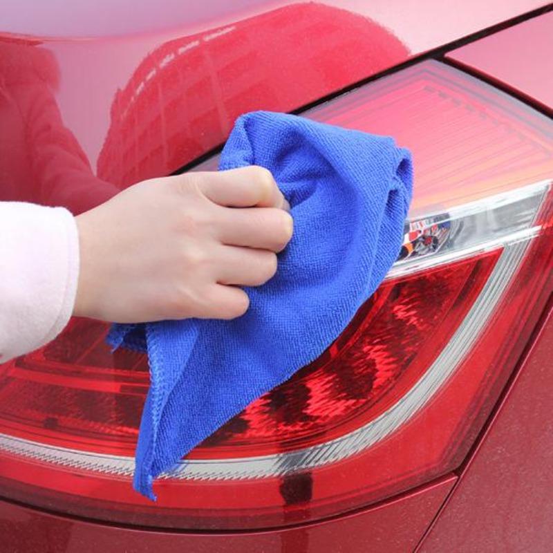 Velká čistící utěrka na auto z mikrovlákna Měkká absorpční mycí prachovka do auta