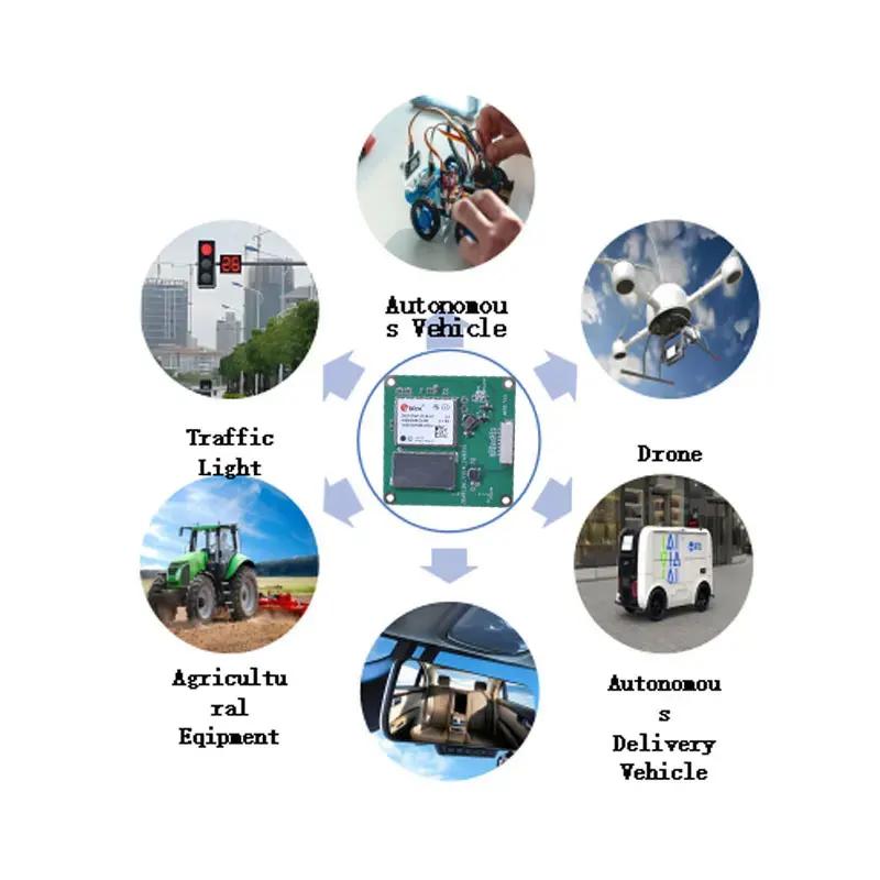 AK727 ZED-F9P GNSS Module Board Full Frequency High Precision Antenna RTK Differential IST8310 Gypsophila UAV GPS Module