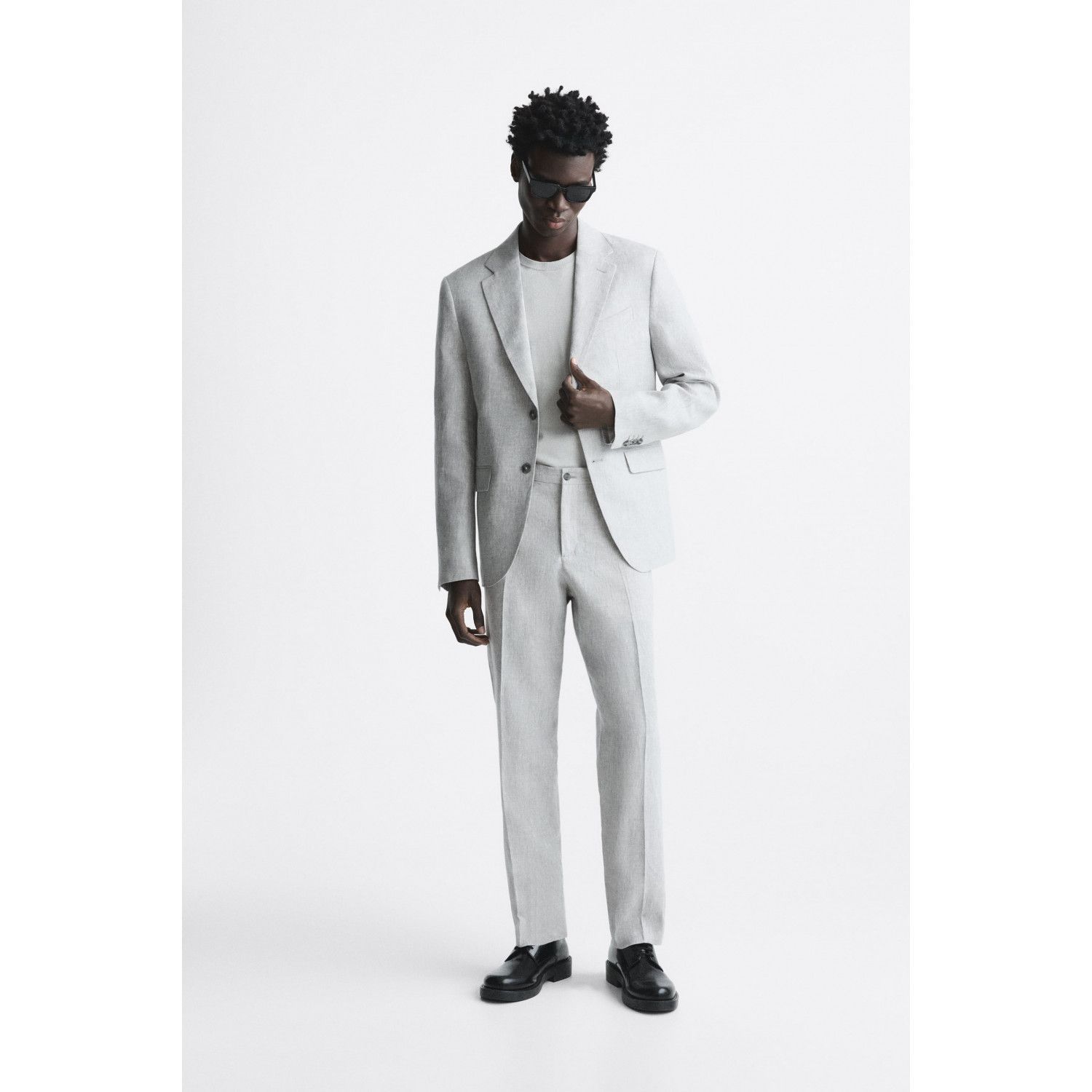 

LINEN SUIT TROUSERS