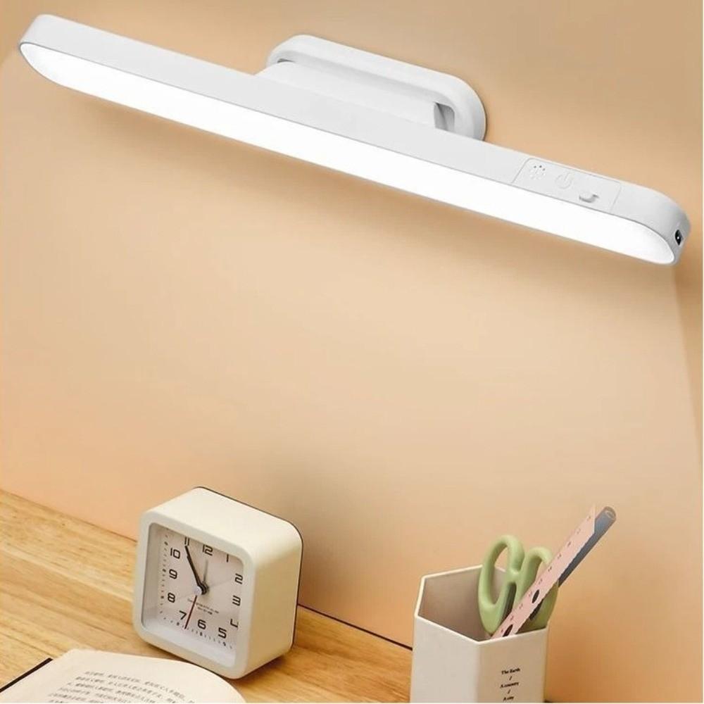 USB Rechargeable LED Desk Lamp Remote Control 3 Color Modes Magnetic Hanging Night Light Table Lamp Cabinet Closet Wardrobe