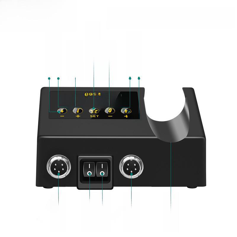 High-Power Dual Function Soldering & Desoldering Station with Hot Air Gun for Mobile Repair & Welding