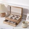 Wooden Jewelry Box Large 2Layers Multi Functional Organizer Jewelry Aesthetic Storage Box Retro Luxury Personalized Packaging Ornaments Funny Gifts