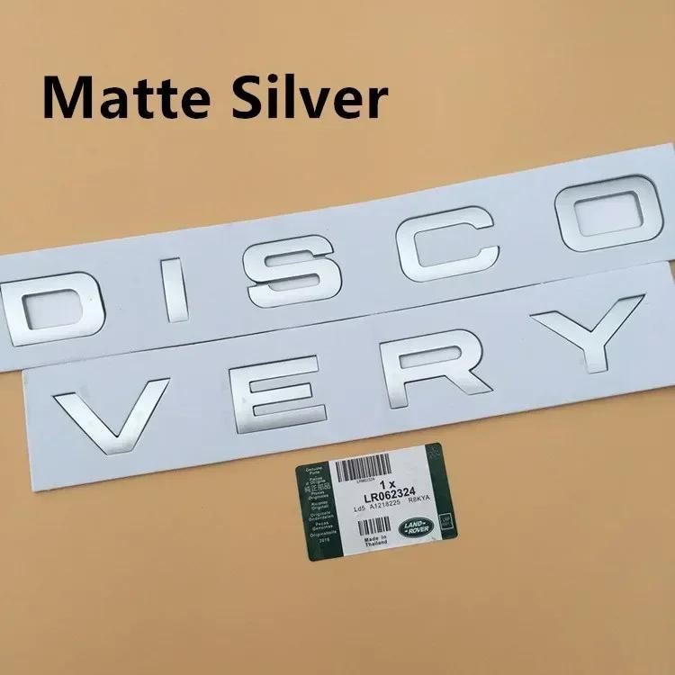 Abs Chrome Car Front Trunk Emblem for Land Rover Discovery 1 2 3 4 5 Auto Label Hood Bonnet Rear Tailgate Sticker Decoration XS1