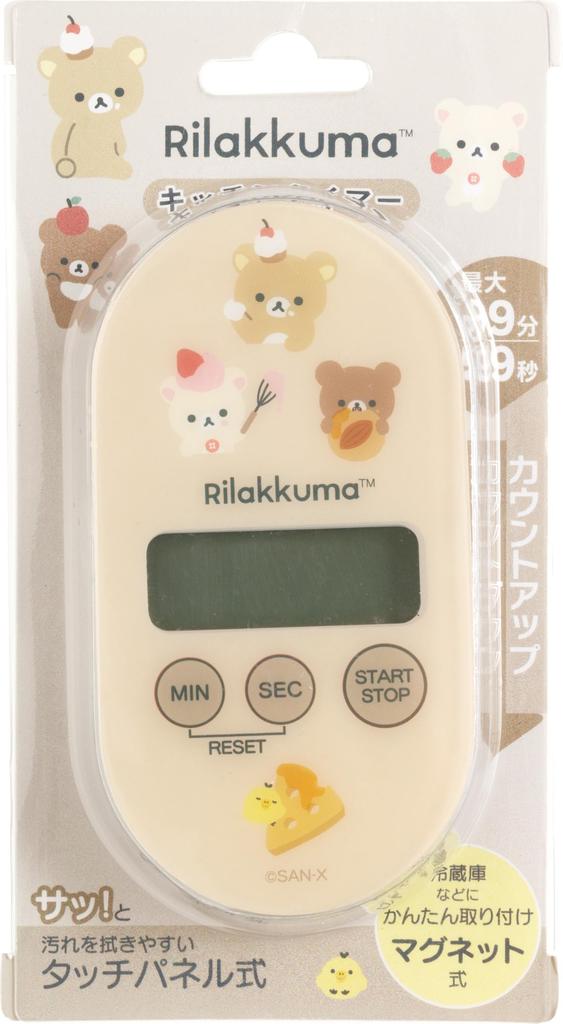 Rilakkuma Kitchen H105 x W55 x D20mm San-X Timer, Pink, EM33602,