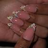 24Pcs Candy Star Nail Art Wearing Armor, Color Diamond Jewelry French Nail Art Patch Fake Nails Press On Nails