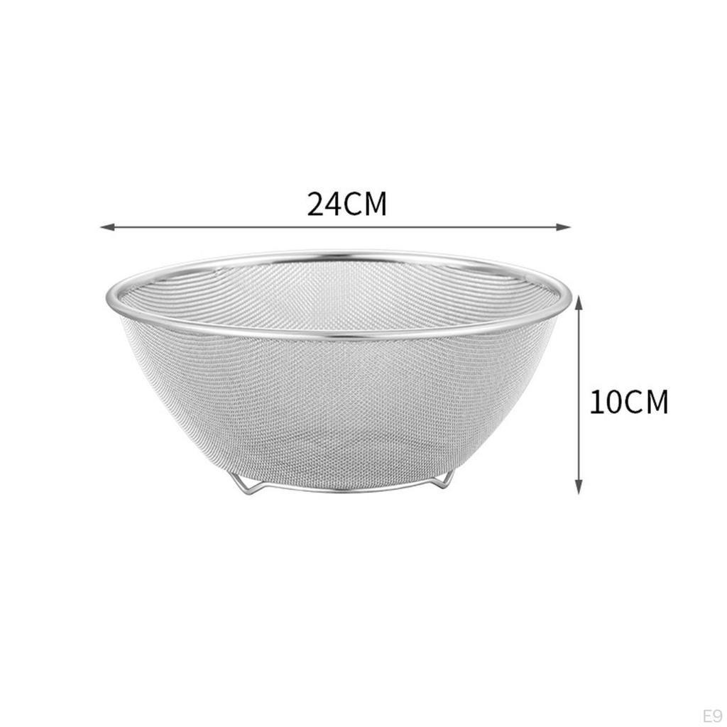 Stainless Steel Strainer Set with Mixing Bowl