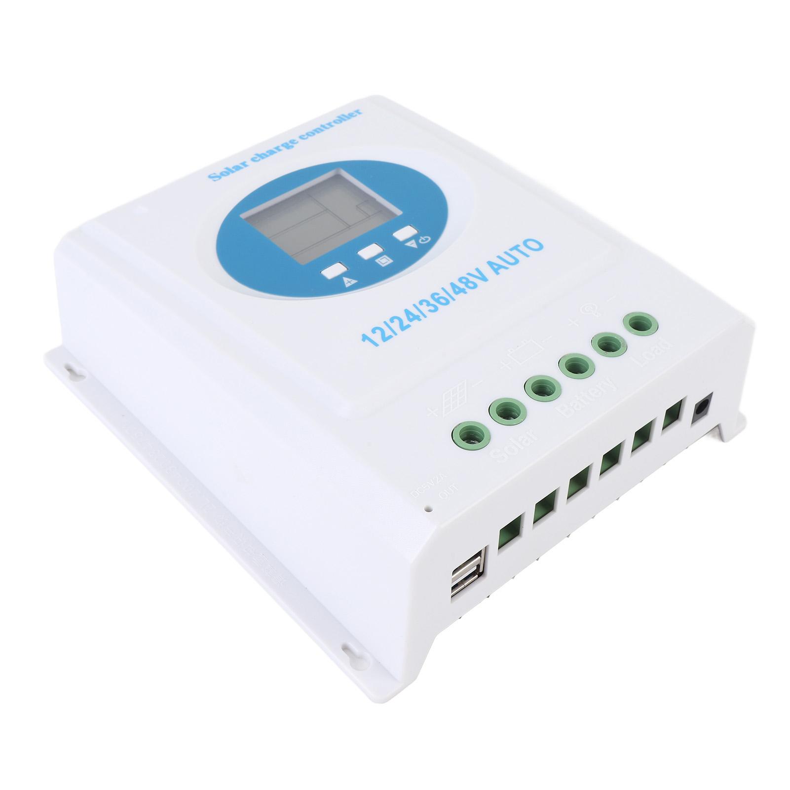 

MPPT Контроллер Контроллер заряда солнечной батареи 12В 24В 36В 48В Интеллектуальный Регулятор батареи солнечной панели для дома на колесах, лодки, яхты