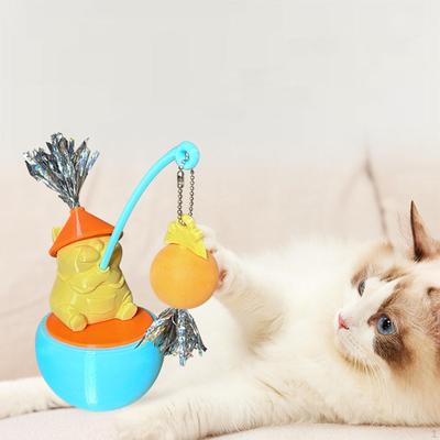 Cat Tumbler Toy Interactive Funny Enrichment Track Ball Cats Teaser for Pet Supplies Kitten