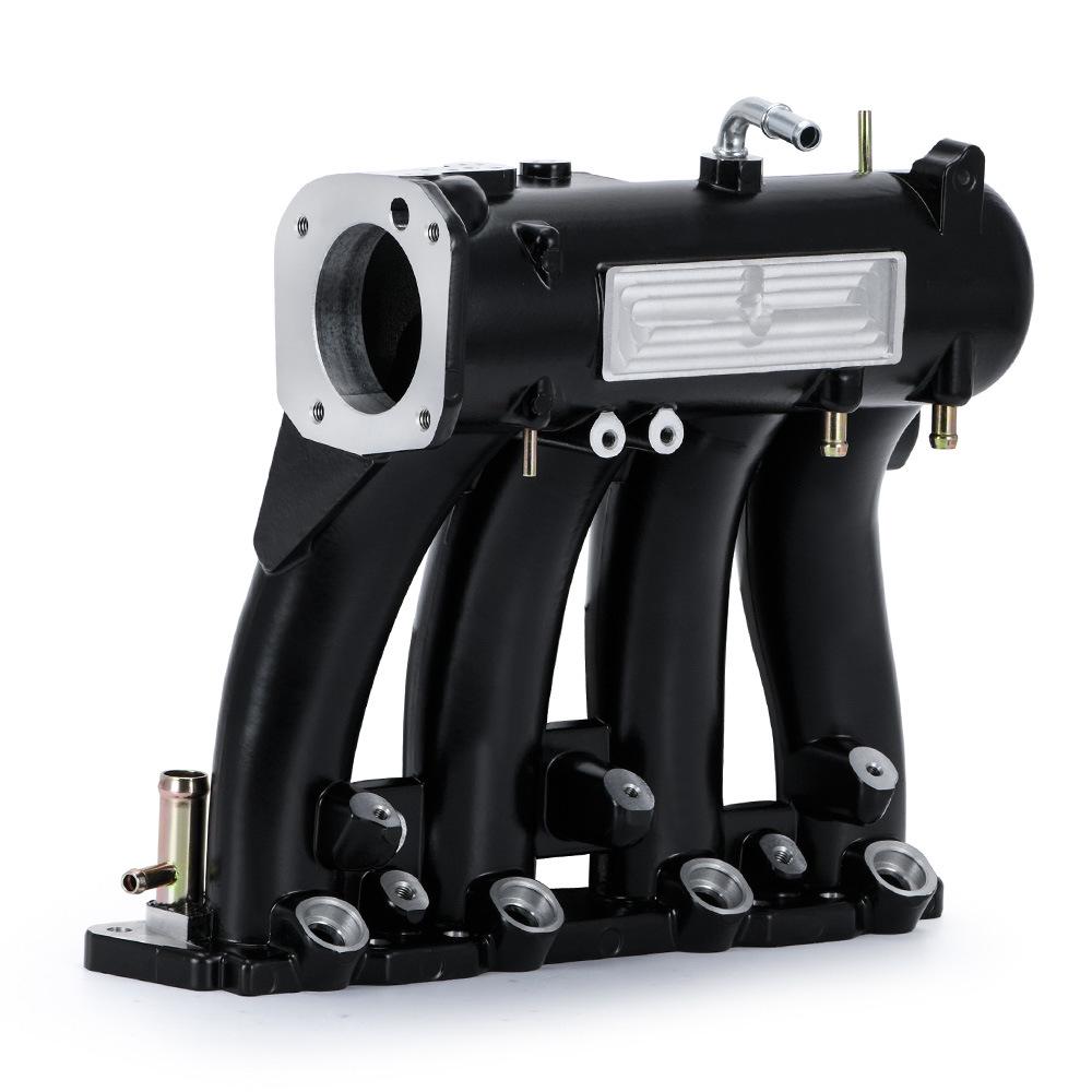 

Новый черно-серебристый впускной коллектор для Honda Civic D-серии (1988-2000) чёрный