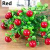 1Pc 6 Branches 18 Heads Artificial Simulation Fruits Flower Home Garden Decoration DIY Art