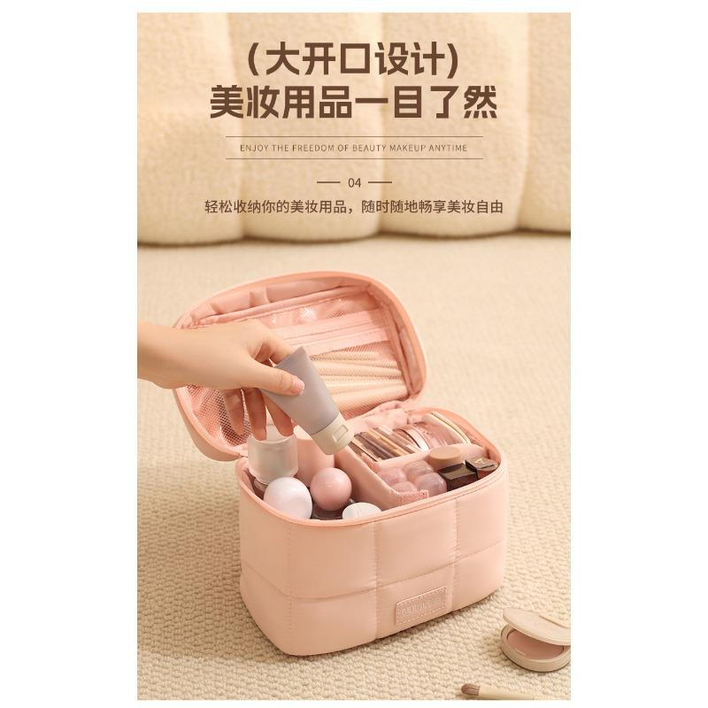 Large Capacity Candy Color Portable Handheld Cosmetic Bag