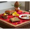 ESPLANADE Brass Pooja Mandir Chowki Peetha Peeta God's Stool - Puja Articles - 2.6" Inches