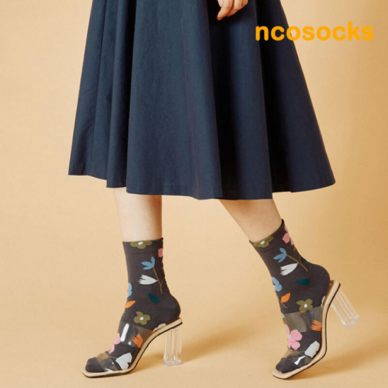 Awesome Fleur Women s Socks 4-Pack Set brown