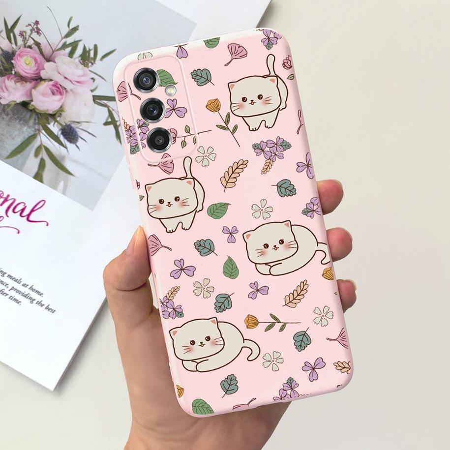 For Samsung M52 5G Case Lovely Duck Cat Head Dinosaur Fundas Soft TPU Phone Cases For Samsung Galaxy M52 5G SM-M526B Hoesje 6.7"