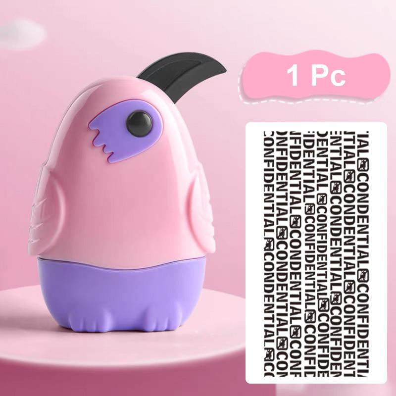 Identity theft protection Confidential roller seal Mark address anti-theft privacy and security seal three colors woodpecker