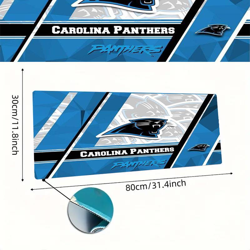 Carolina Panthers Color Mouse Pad Large Gaming Table Cushion Non-slip Laptop Tablet Big Mousepad XXL Mat Mini PC Playmat With Lock edge