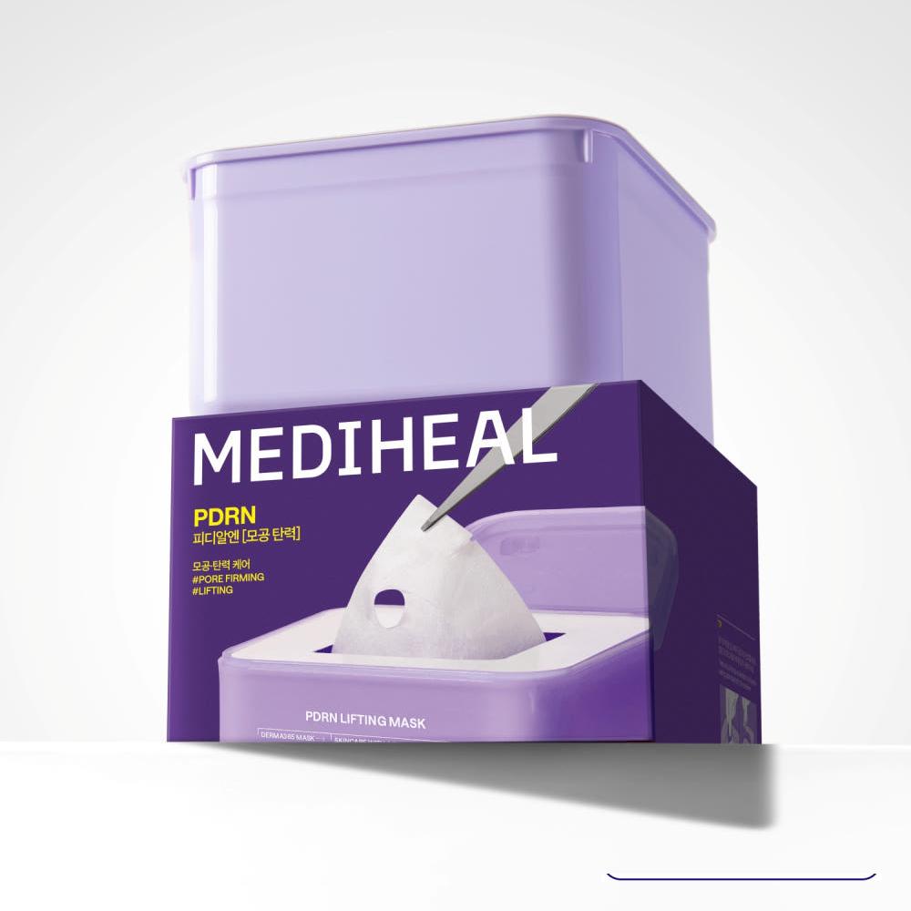 Mediheal Derma 365 Pick & Use Daily Sheet Mask 30 Sheets 4 Types | Madecassoside / Tea Tree / Collagen / PDRN | Refill Available