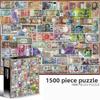 Jigsaw With Puzzle Bird Houses And World Renowned Flat Paintings For Teens Gift