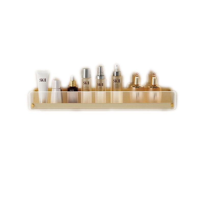 Acrylic Bathroom Shelf Wall-mounted Toilet Towel Bar Wash Counter Storage Rack Bathroom Shower Shelf  Bathroom Accessories
