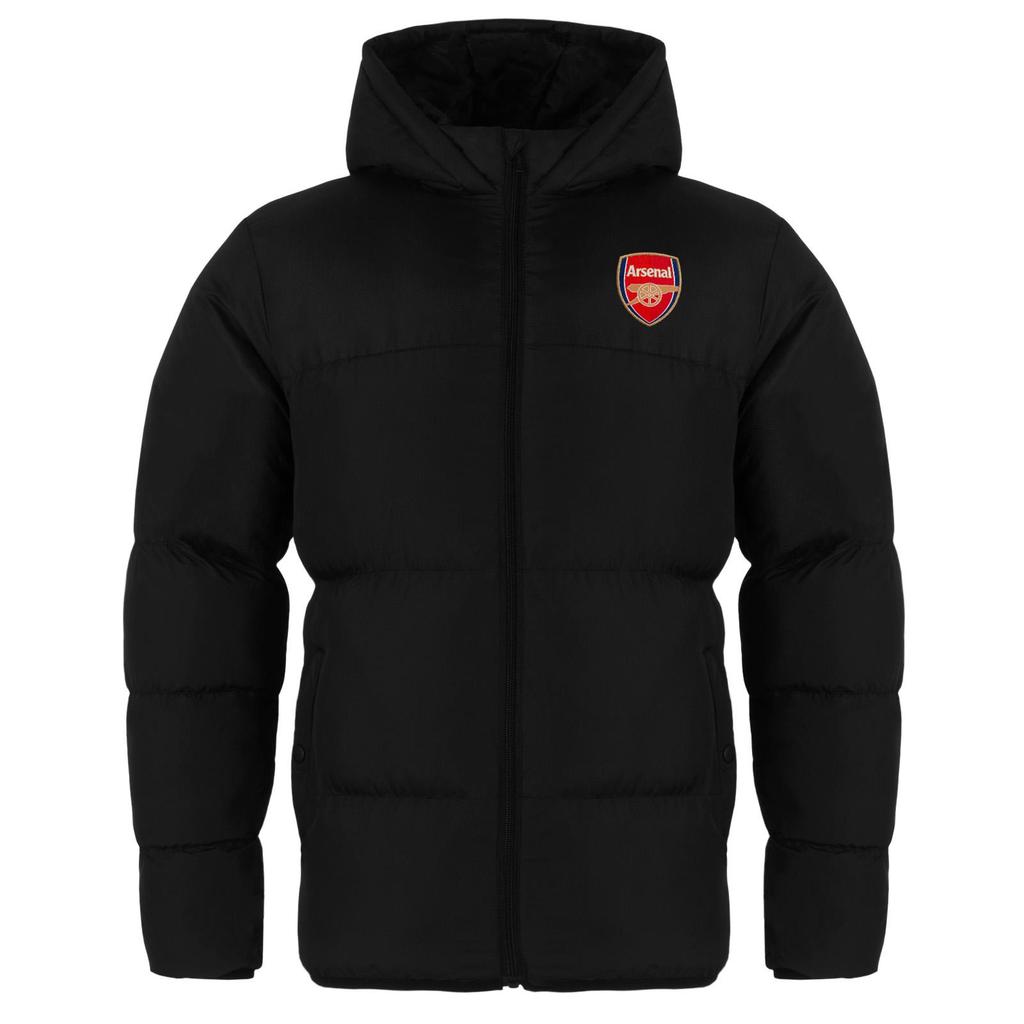 Arsenal FC Boys Crest Quilted Padded Jacket