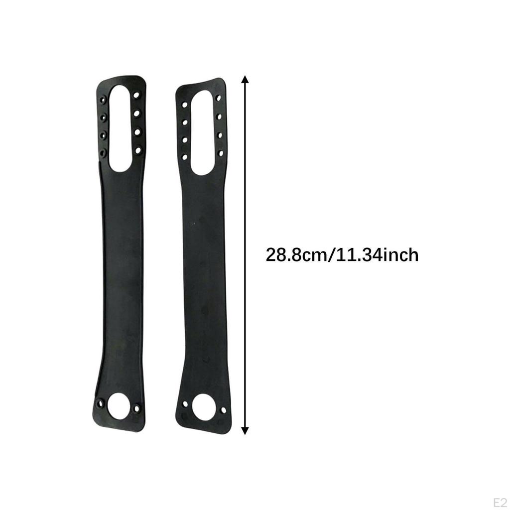 2 Stück Heimtrainer Pedalschlaufen Fitnessgerät Tragbar Verstellbar Schwerlastbefestigung Verbreitert