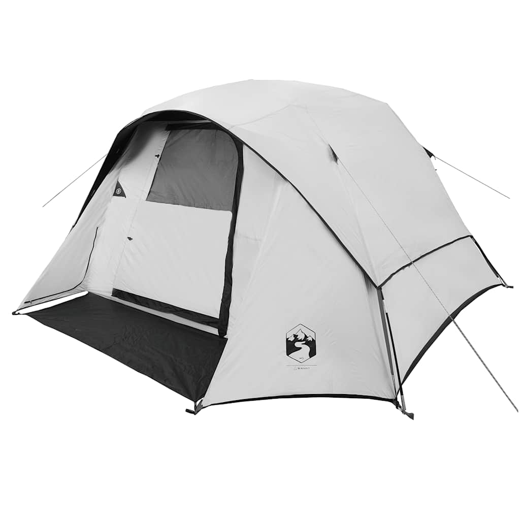 4 Person Camping Tent White Blackout Waterproof