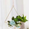 Yousheng Floral Hoop Wreath, Metal Wall Hanging with Flower Decor, Durable Wear-Resistant Floral Hoop Wreath, for Garden Balcony Windowsill