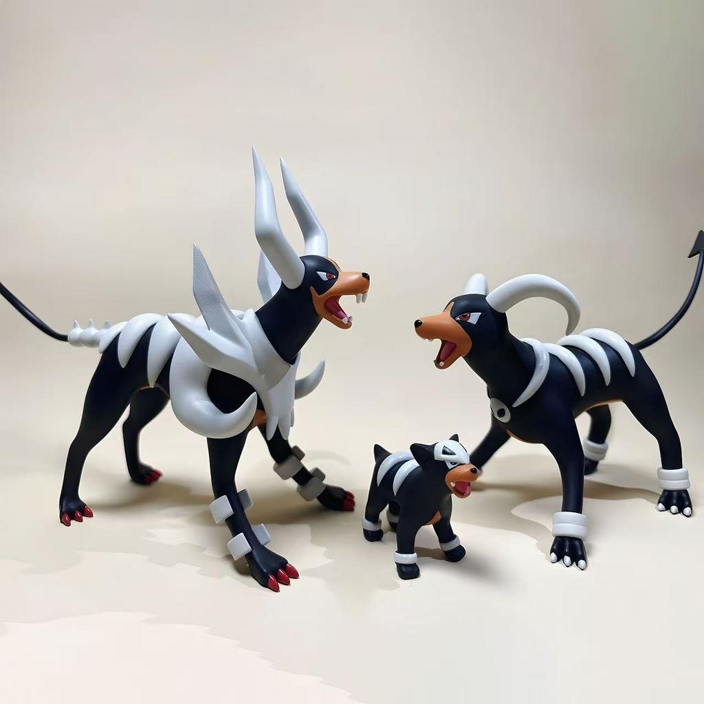 Carrtoon Anime Pokemon Figure Houndoom Evolutionary Action Figures Pvc Collection Model Toys For Gifts