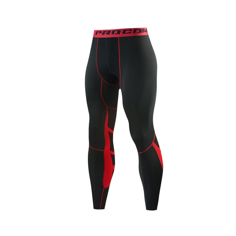 Collants et leggings de sport pour hommes à haute élasticité et séchage rapide