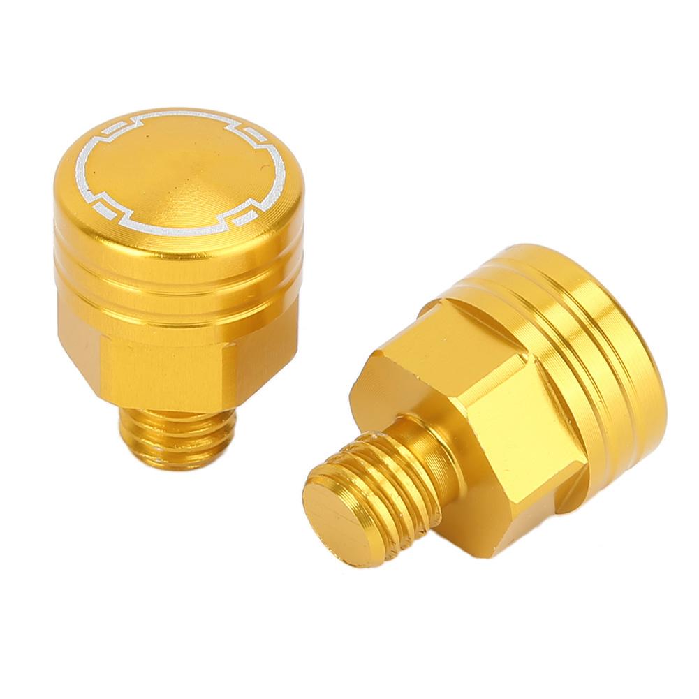 

2Pcs SEPP Motorcycle Rearview Mirror Bolt Screw CNC Aluminium Alloy Modification Parts M8x1.25 Gold
