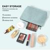 Corduroy Travel Cosmetic Bag Portable Makeup Storage Bag Purses Women Large Capacity Zipper Make Up Organizer Storage Clutch
