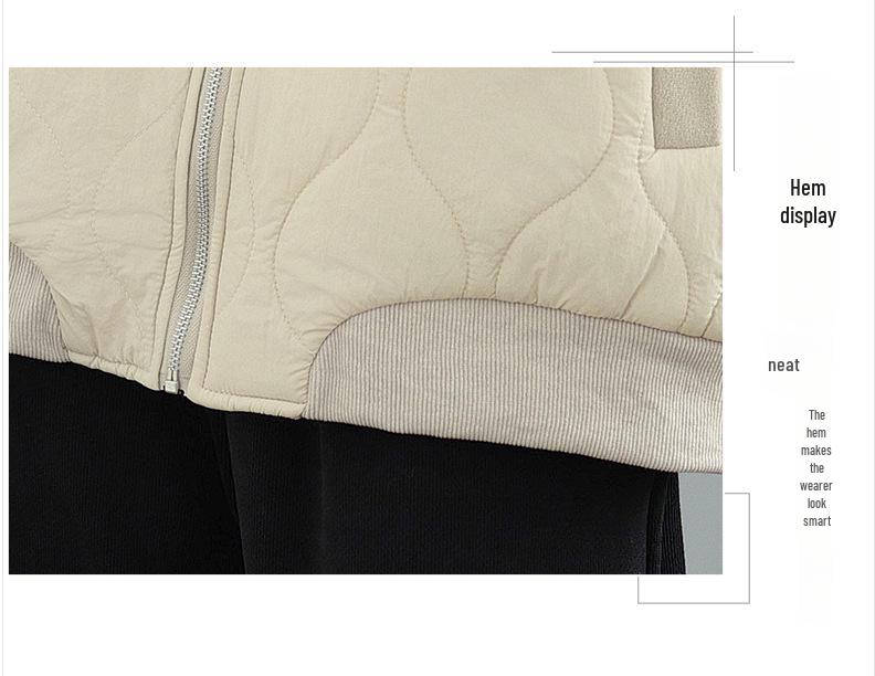 New Autumn/Winter Women's Korean-Style Thickened Hooded Jacket - Simple, Fashionable, and Warm.