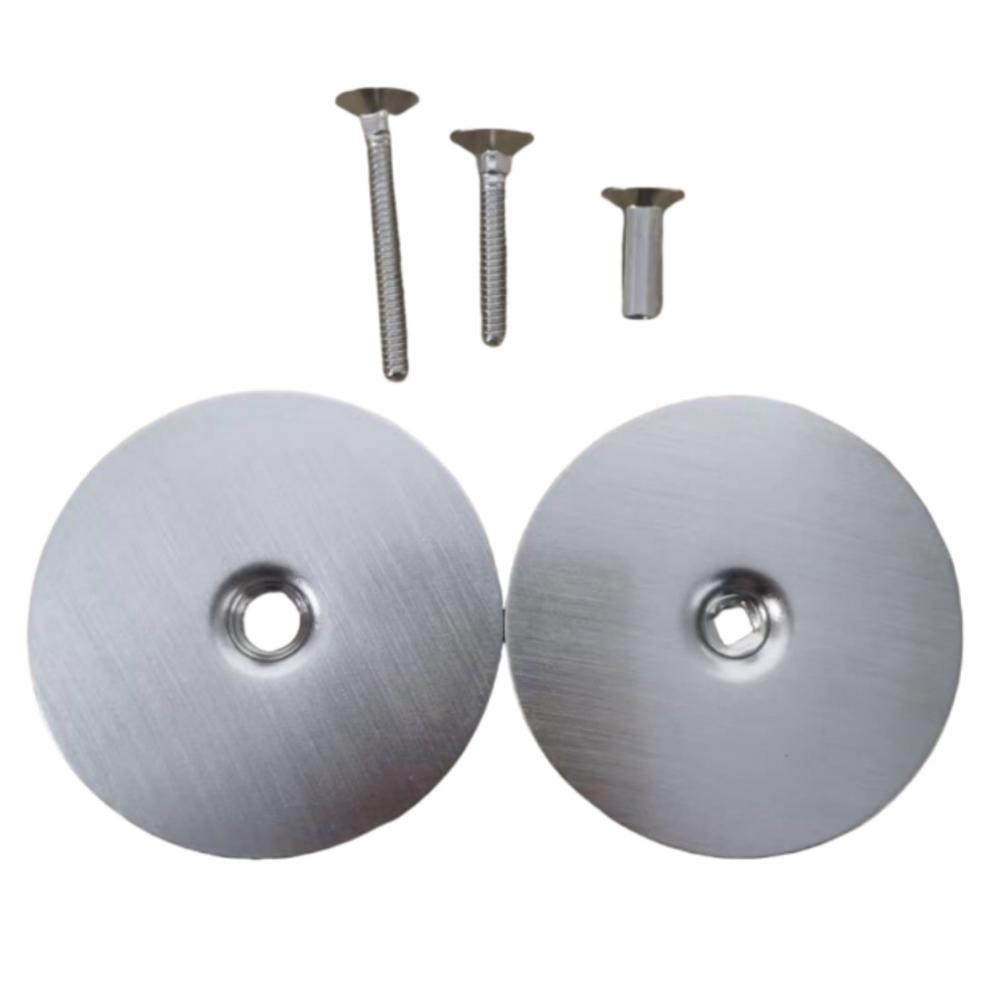 Filling Plate Door Handle Cover Door Renovation Adjustable Screw Length Brushed Satin Nickel Finish Elegant Design
