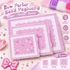 Plastic Perler Bead Board 52/78/104 Pins Square Bead Boards New Bead Pegboards  Pixel Art Making