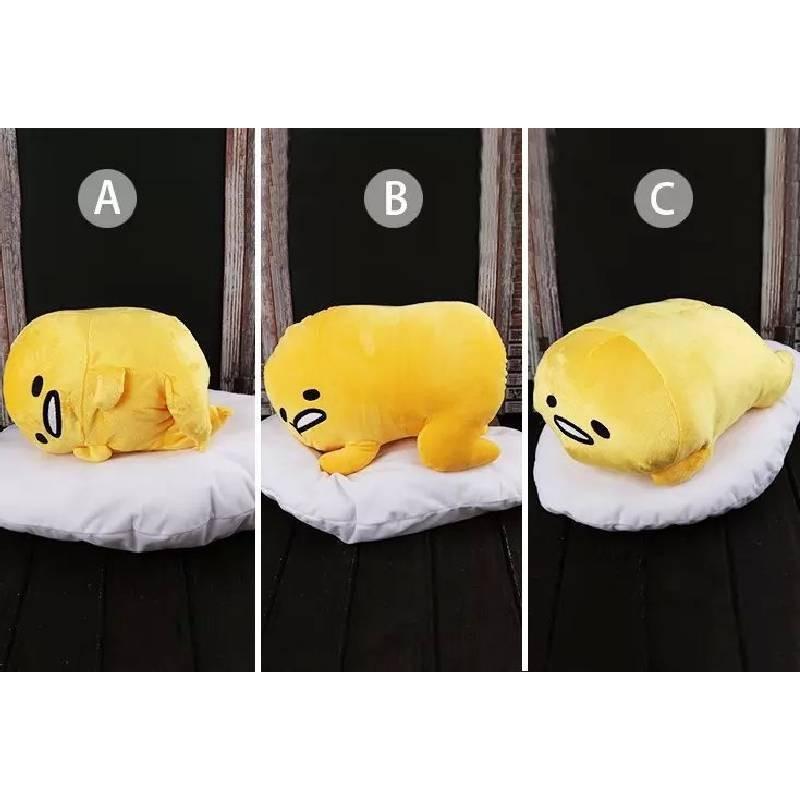 Adorable Large Gudetama Plush Pillow Soft Cuddle Cushion With Premium Pp Cotton Filling