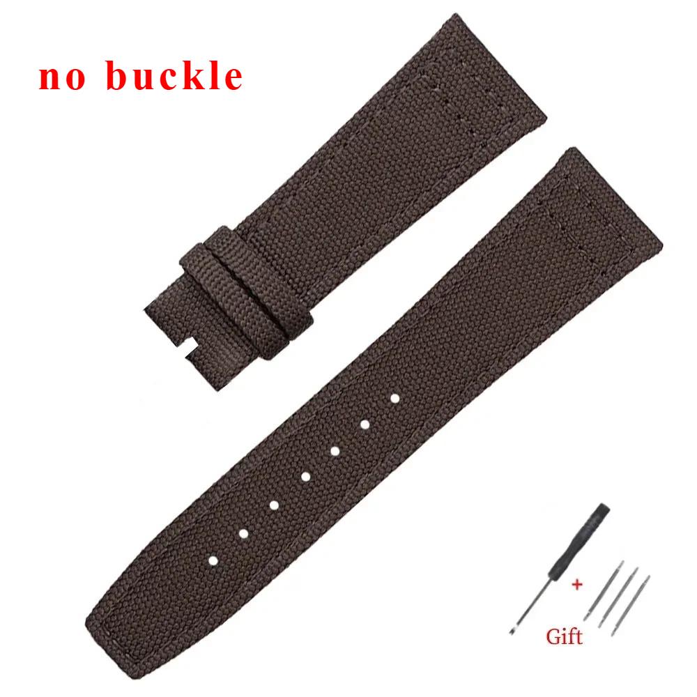 Nylon-Uhrenarmband 20mm 21mm 22mm für IWC Pilot Stoff Universelles Armband Leinwand Business Sport Damen Herren Ersatz-Armband