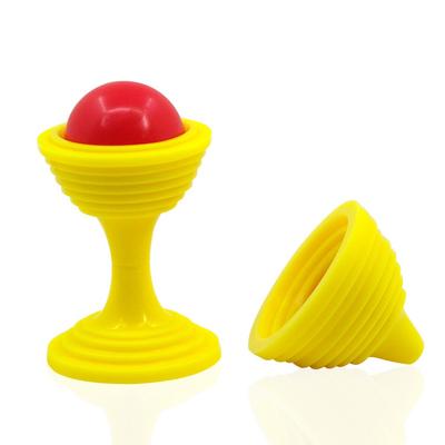 1set Beads Go No Traces Magic Cup Puzzle Novelty Toys Children Close-up Magic Trick Props