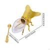 Bee Shaped Honey Jar Storage Pot Novelty with Spoon Ornament Modern Canister Container for Kitchen