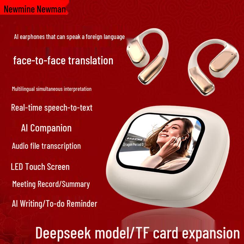 

Newmine AI Translator Wireless Bluetooth Earbuds