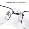 4Pcs Colored U Silicone Conjoined Siamese Saddle Eyeglass Soft Nose Pads for Insert On Glasses Translucent Anti-Slip Nose Pad