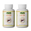 Jeena Sikho LIV-DS Ayurvedic Herbal Liver Wellness Capsules with Bhumiamla Kasani Himsra Support 60 Capsules Pack of 2
