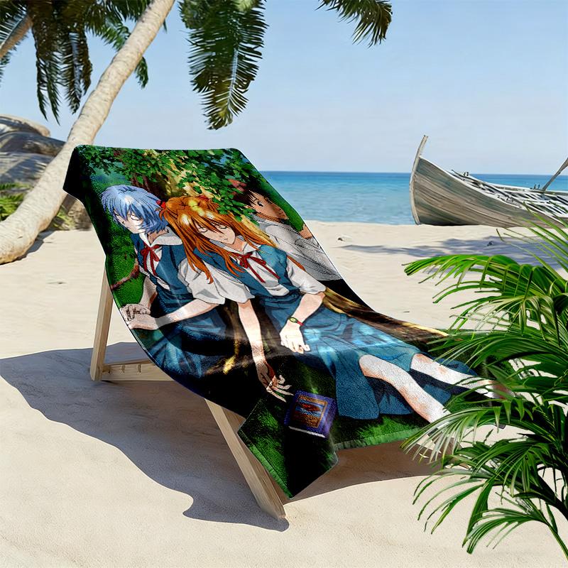 EVA 2D Flat Print Beach Towel, Large Soft Quick Dry Towel for Beach Camping SwimmingDSTJ0925222