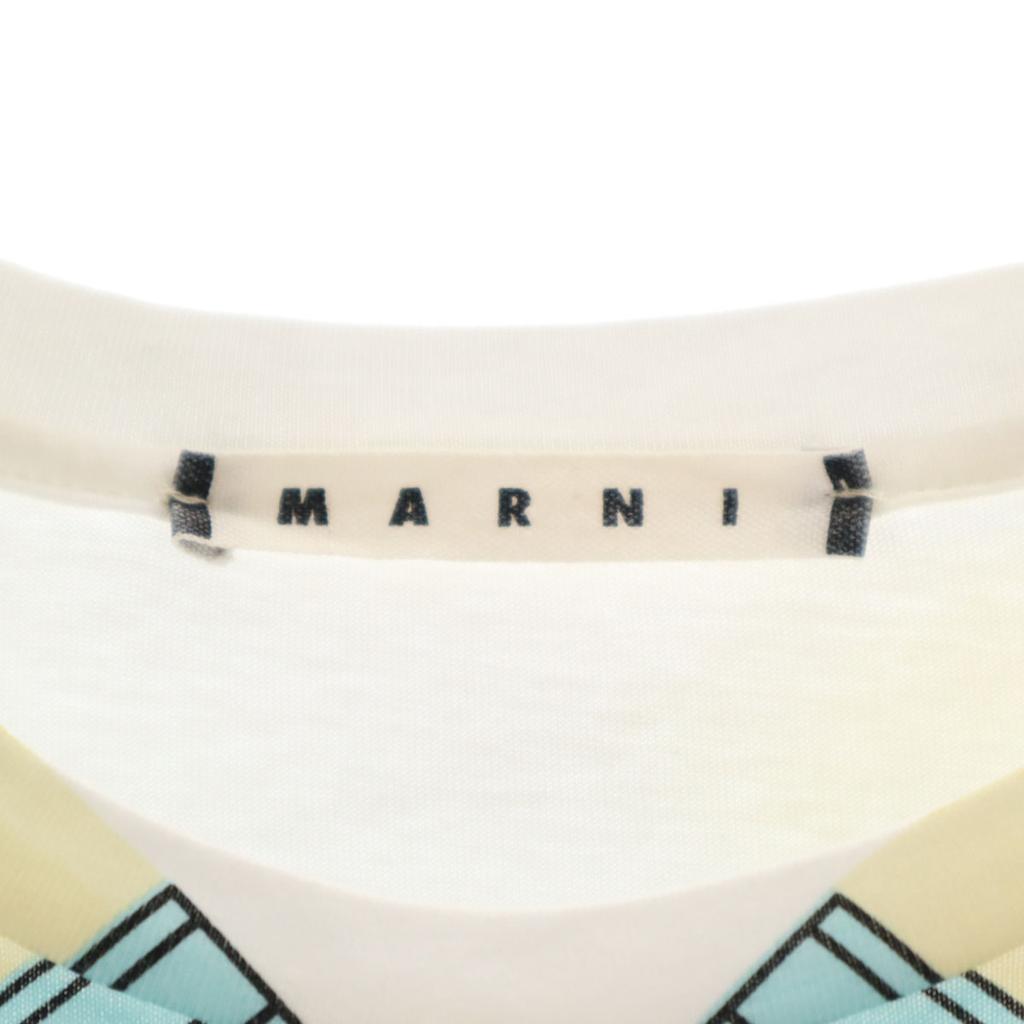 Marni Made In Portugal Short Sleeve T-shirt 40 White Men's Used