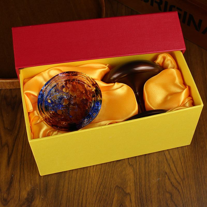 Messing Glas Boshan Räucherstäbchen Haus Arbeitszimmer Aromatherapie Brenner Metall Kupferware Reines Kupfer Ornament Handwerk Großhandel