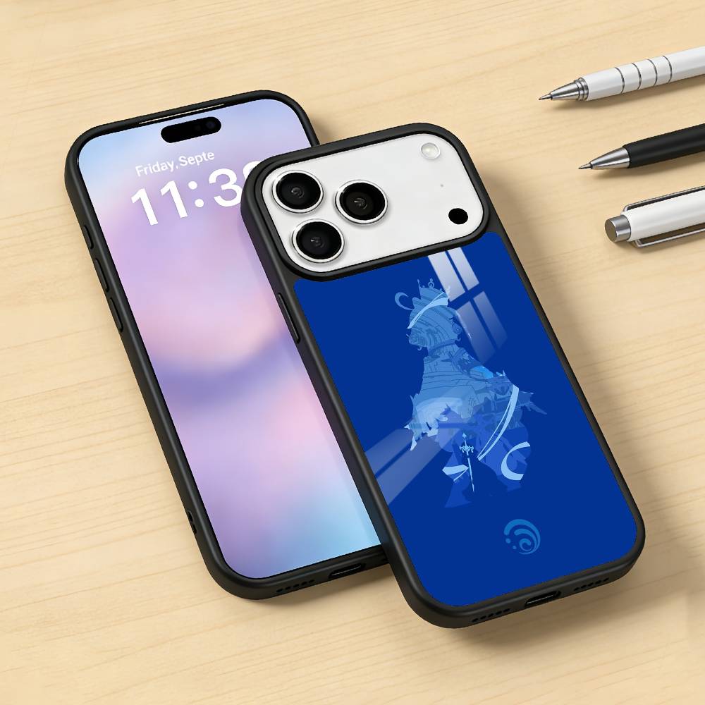 Furina G-Genshin Impact Phone Case For iPhone17,16,15,14,13,12,Pro,Max,Magnetic For Magsafe Wireless Charging