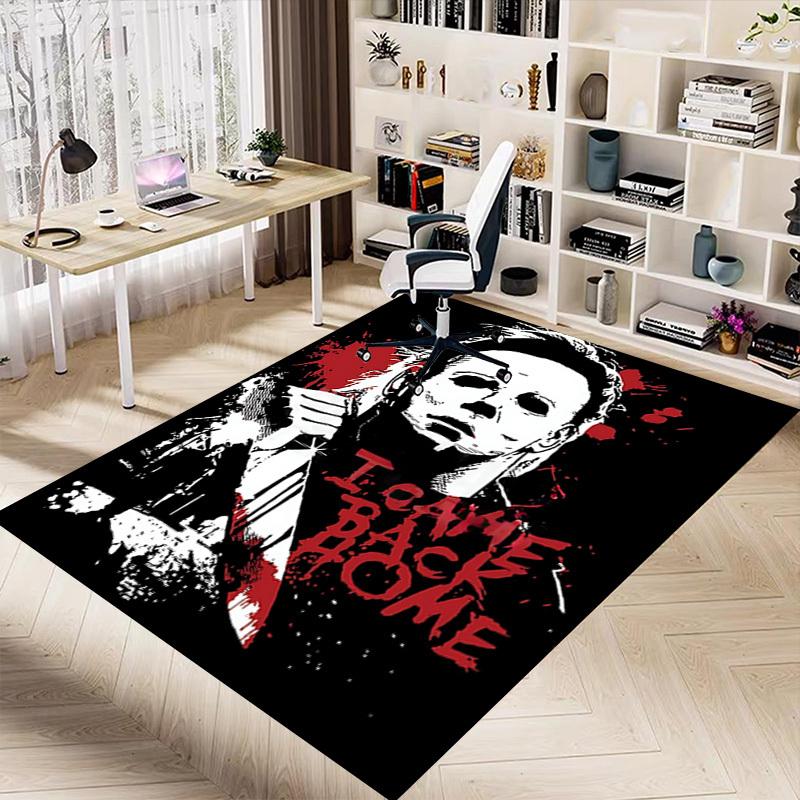 1pc Michael Myers I came back home Carpet, Office Rug Outdoor Mat Home Decor Area Carpet Festival